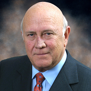 F.W. de Klerk Headshot